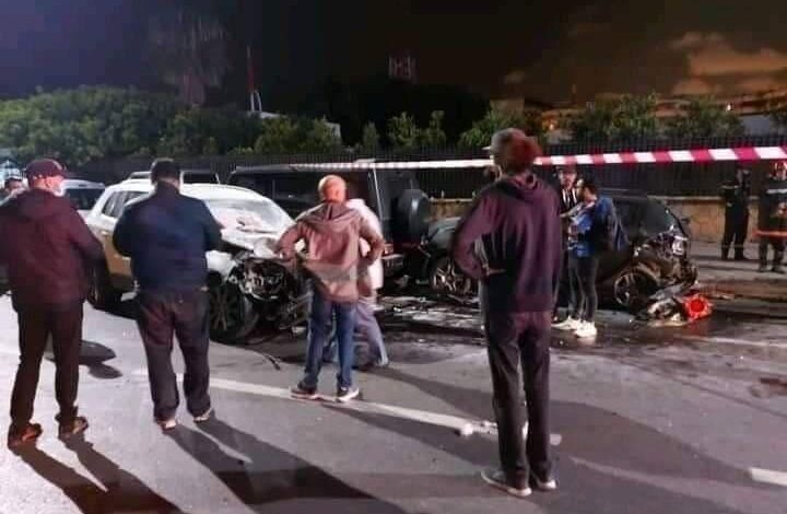 حادث سير الدار البيضاء