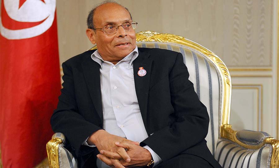 المنصف المرزوقي الرئيس التونسي السابق