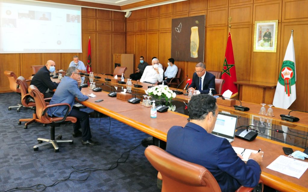 اجتماع المكتب المديري للجامعة الملكية المغربية لكرة القدم