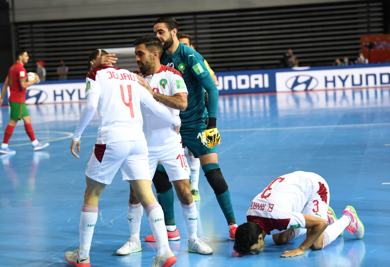 المنتخب المغربي لكرة القدم داخل القاعة أمام البرتغال