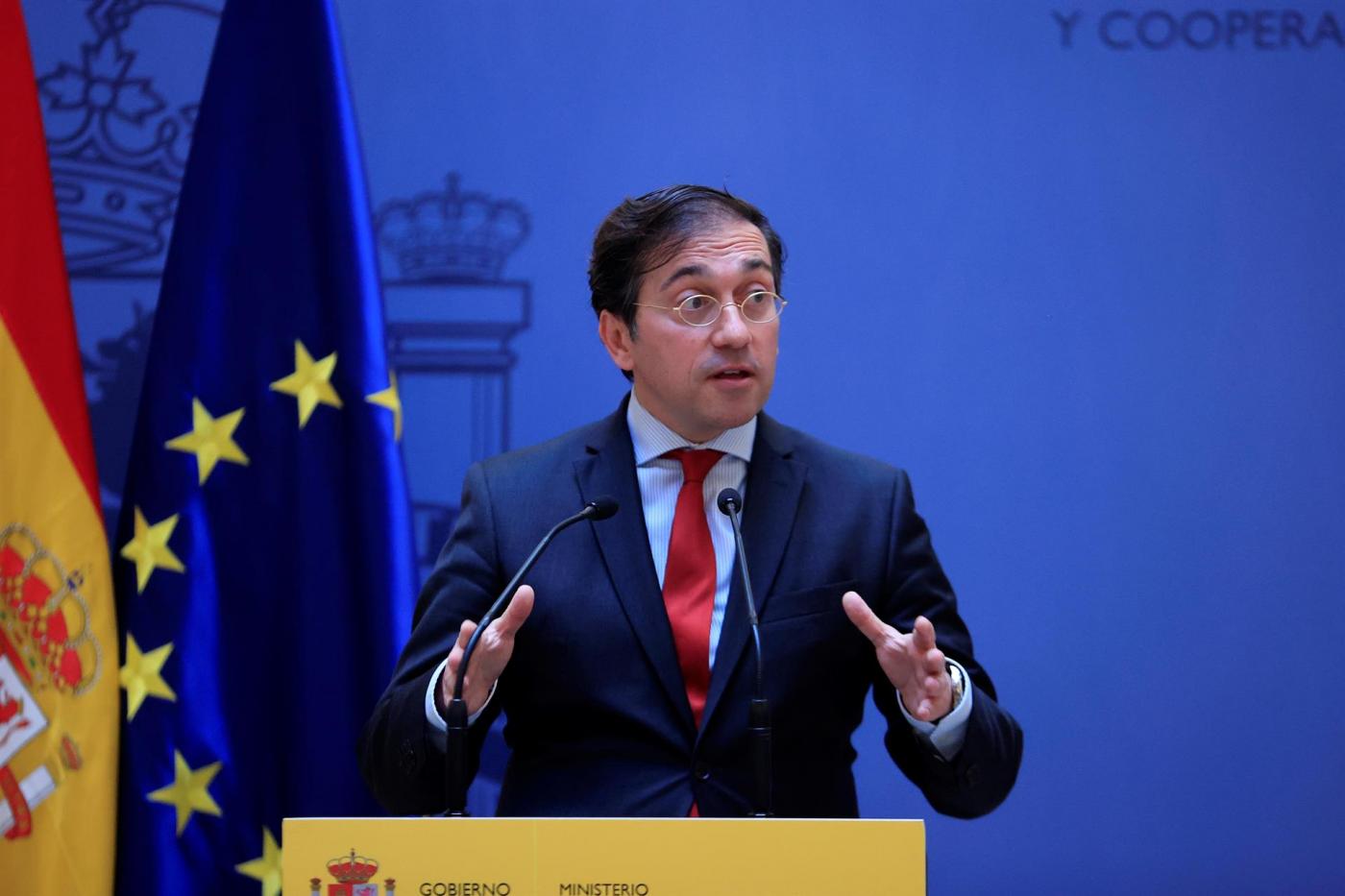 وزير الشؤون الخارجية والاتحاد الأوروبي والتعاون الإسباني، خوسي مانويل ألباريس