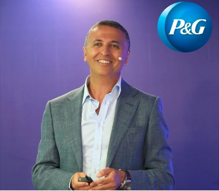 Samir Lebbar- with P&G logo