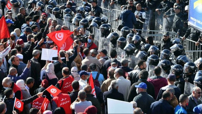 تونس احتجاج
