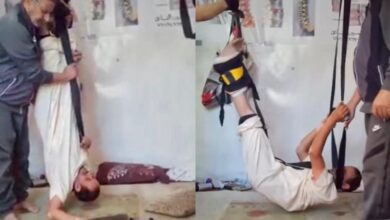 بالفيديو ـ "ميكانيكي" لعلاج آلام الظهر في اليمن !