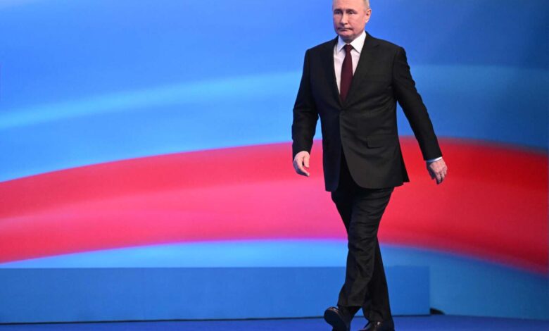 إعادة انتخاب فلاديمير بوتين رئيسا لروسيا