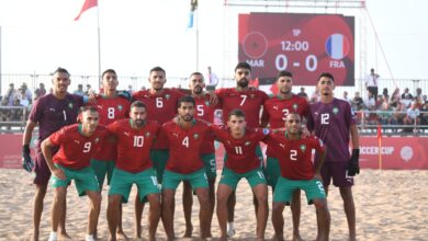 المنتخب الوطني لكرة القدم الشاطئية بكأس الدار البيضاء الدولية