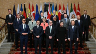 قمة لحلفاء أوكرانيا في لندن. 2 مارس 2025.
