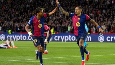 برشلونة أول المتأهلين إلى ربع النهائي بفوزه على بنفيكا