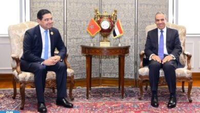 القمة العربية غير العادية.. ناصر بوريطة يجري بالقاهرة مباحثات مع نظيره المصري