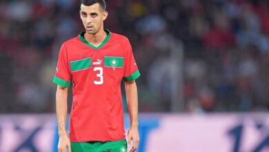 يوسف بلعمري لاعب فريق الرجاء الرياضي