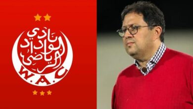 هشام آيت منا رئيس نادي الوداد الرياضي